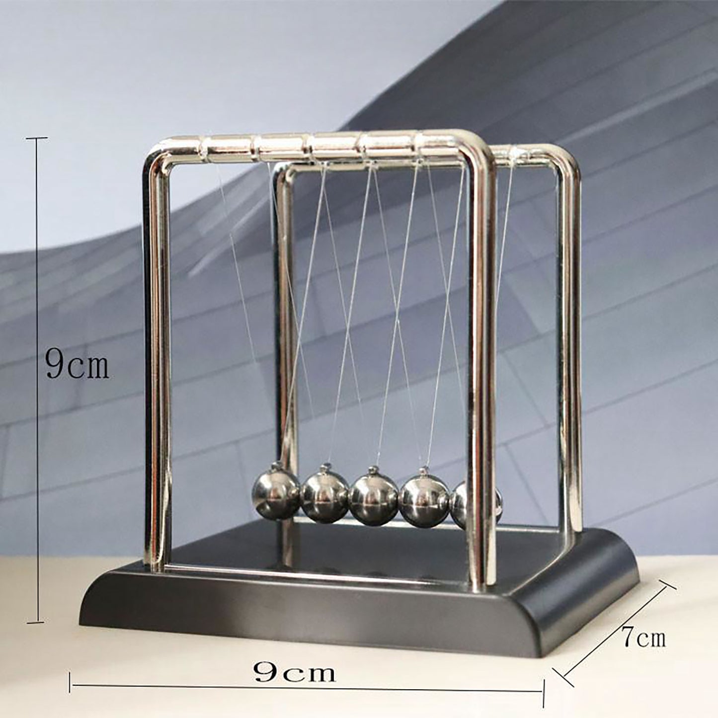 Newton's Cradle Balance Metal Ball Teaching Supplies Physics Science Pendulum Desktop Toys Stress Relief Gifts Home Decoration
