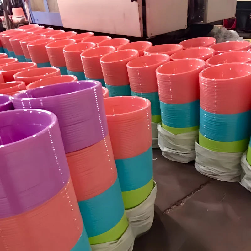 1 multi-color plastic kitchen dishwashing basket, thickened large design, durable PP material, various colors,for cleaning fruit