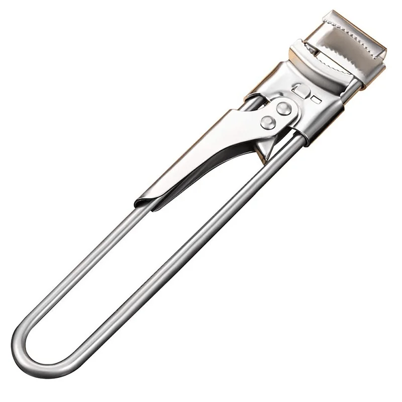 Adjustable Multi-Function Stainless Steel Can Opener, Non-Slip Portable Design for Bottle Caps and Jars