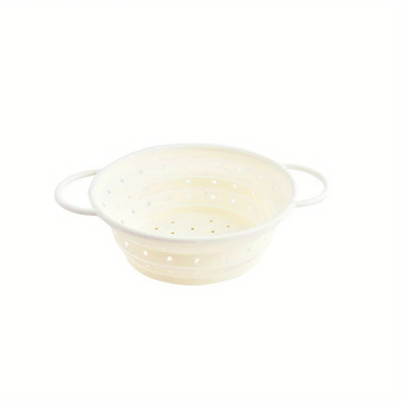 Keep your kitchen tidy and tidy with our collapsible silicone drain basket - available in a variety of colors and sizes