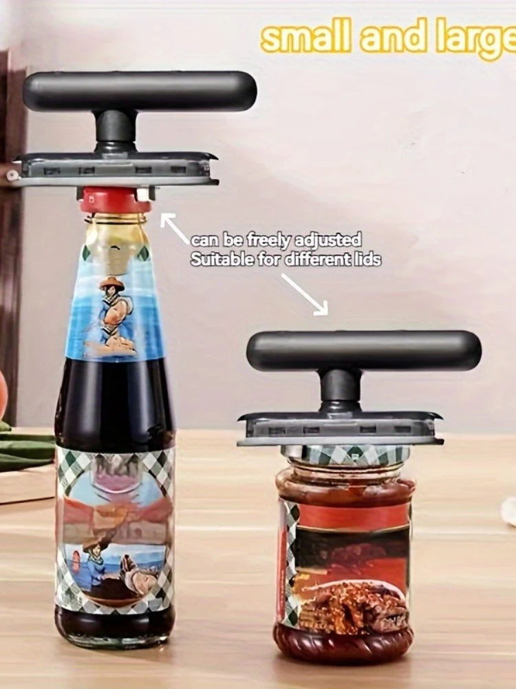 1PC bottle opener, adjustable can and bottle opener, adjustable multifunctional metal bottle opener,