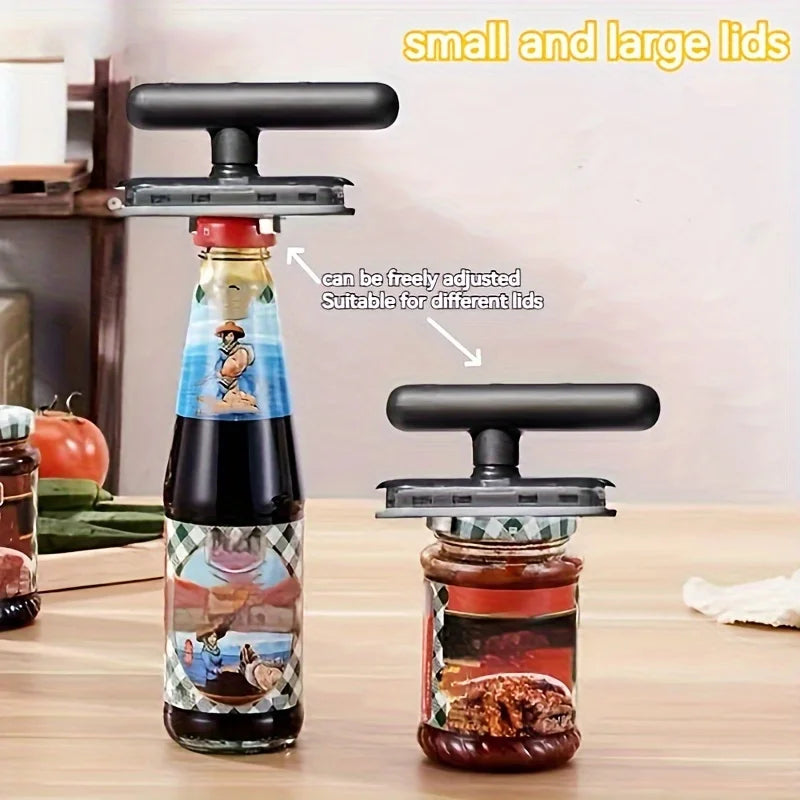 1PC bottle opener, adjustable can and bottle opener, adjustable multifunctional metal bottle opener,