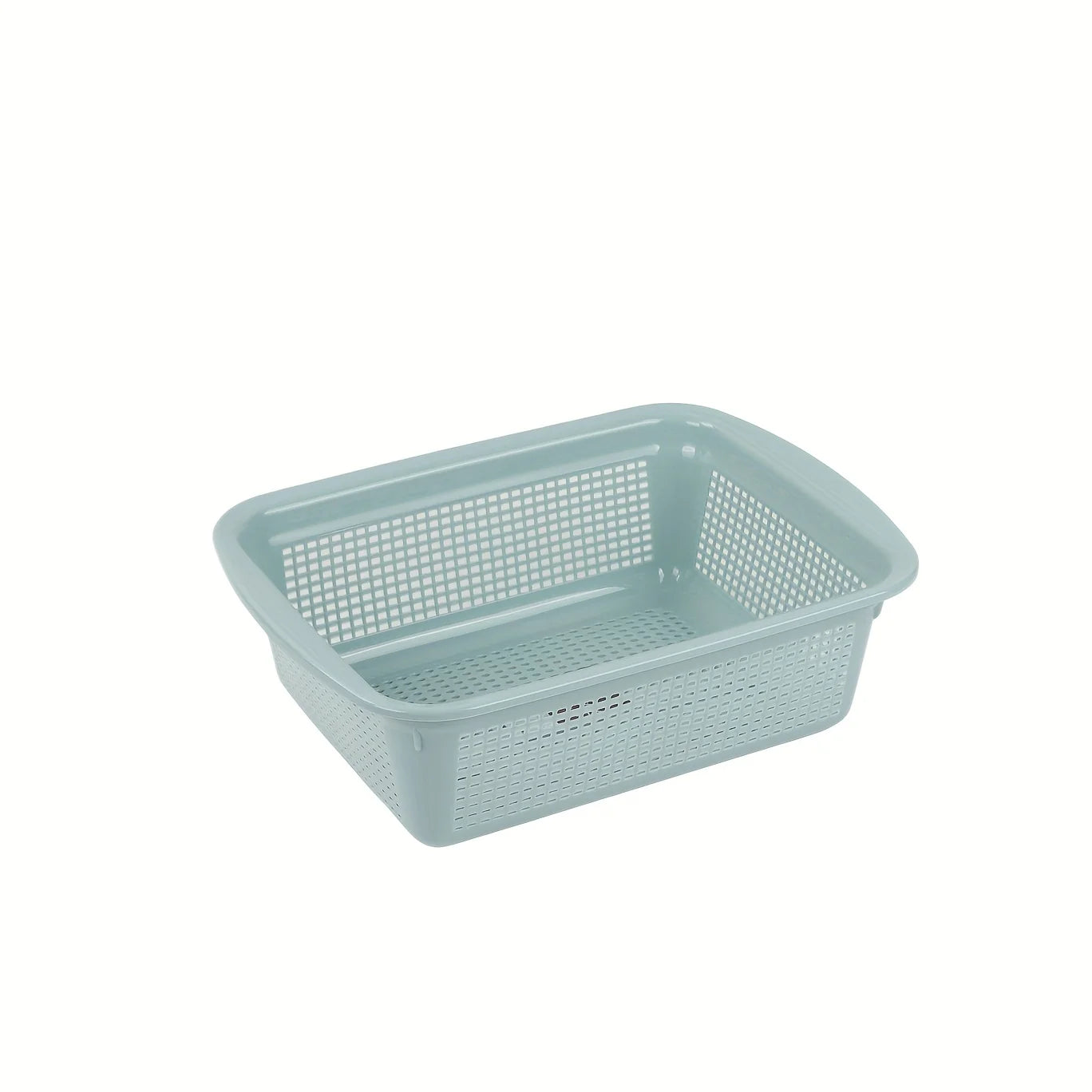 One piece, thickened kitchen hollow drainage basket, household hollow drainage basket, multi-purpose storage basket