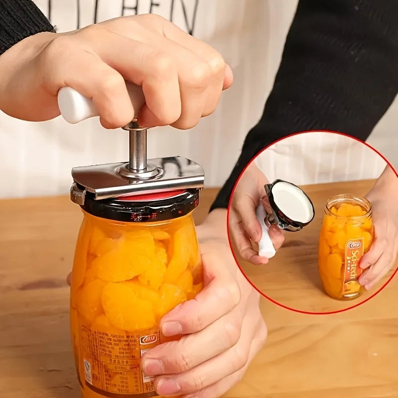 1pc Bottle Opener Stainless Steel Can Opener, Energy Saving Cap Can Opener, Can Opener, Kitchen Can Opener, Hotel Kitchen