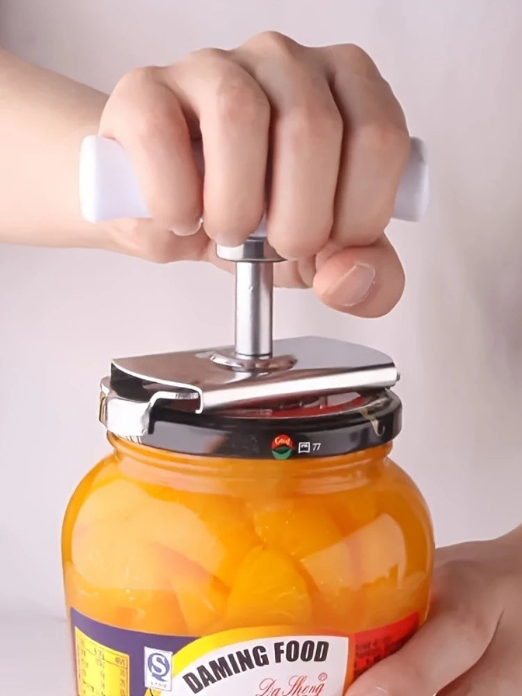 1pc Bottle Opener Stainless Steel Can Opener, Energy Saving Cap Can Opener, Can Opener, Kitchen Can Opener, Hotel Kitchen