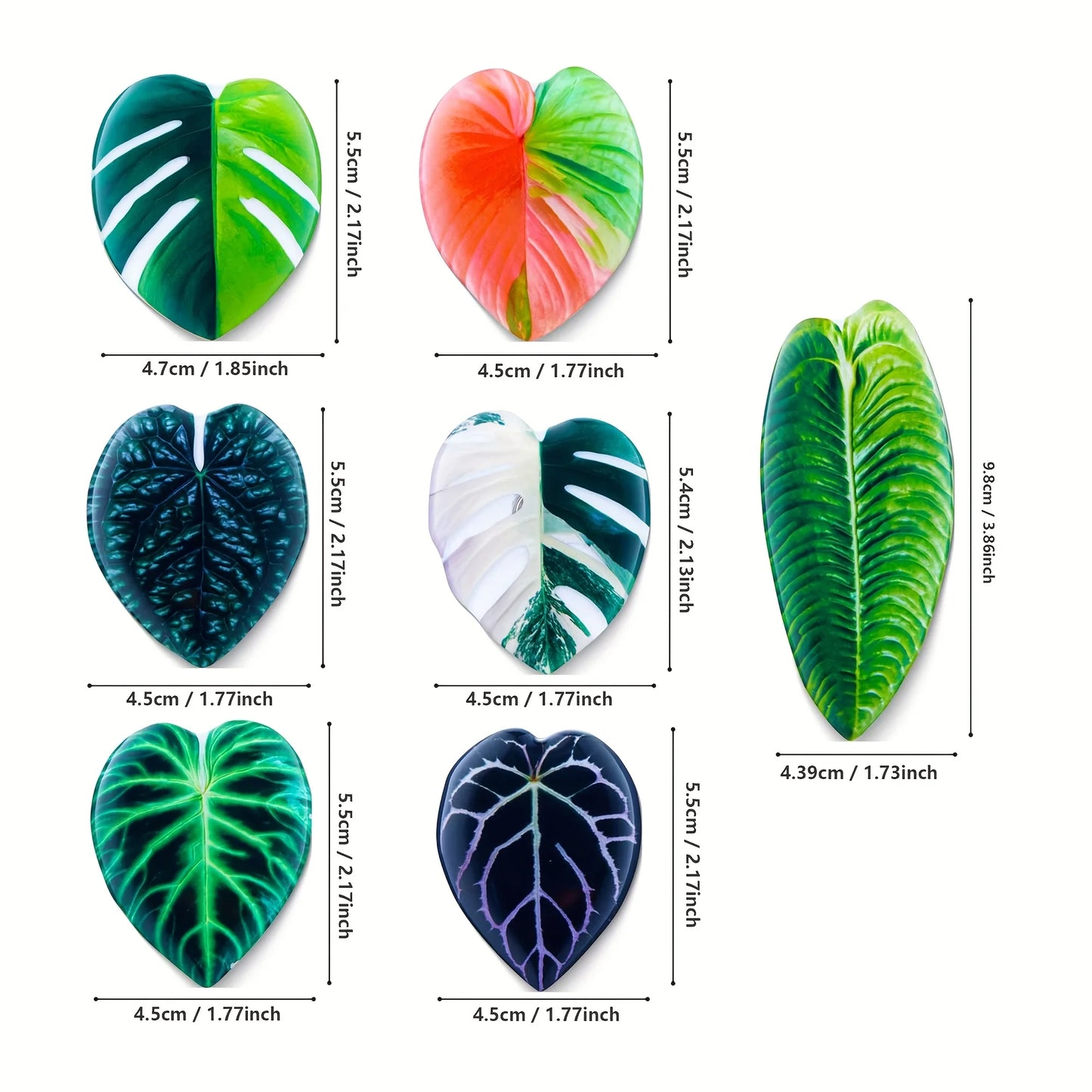 Refrigerator Magnet - Tropical Leaf Design Kitchen Decoration - Natural Inspired Home Decor