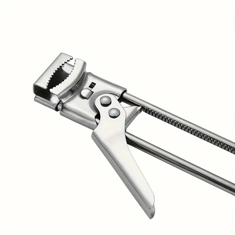 Stainless Steel Adjustable Can Opener with Non Slip Grip Multi Function Bottle And Can Opener, Essential Kitchen Tool