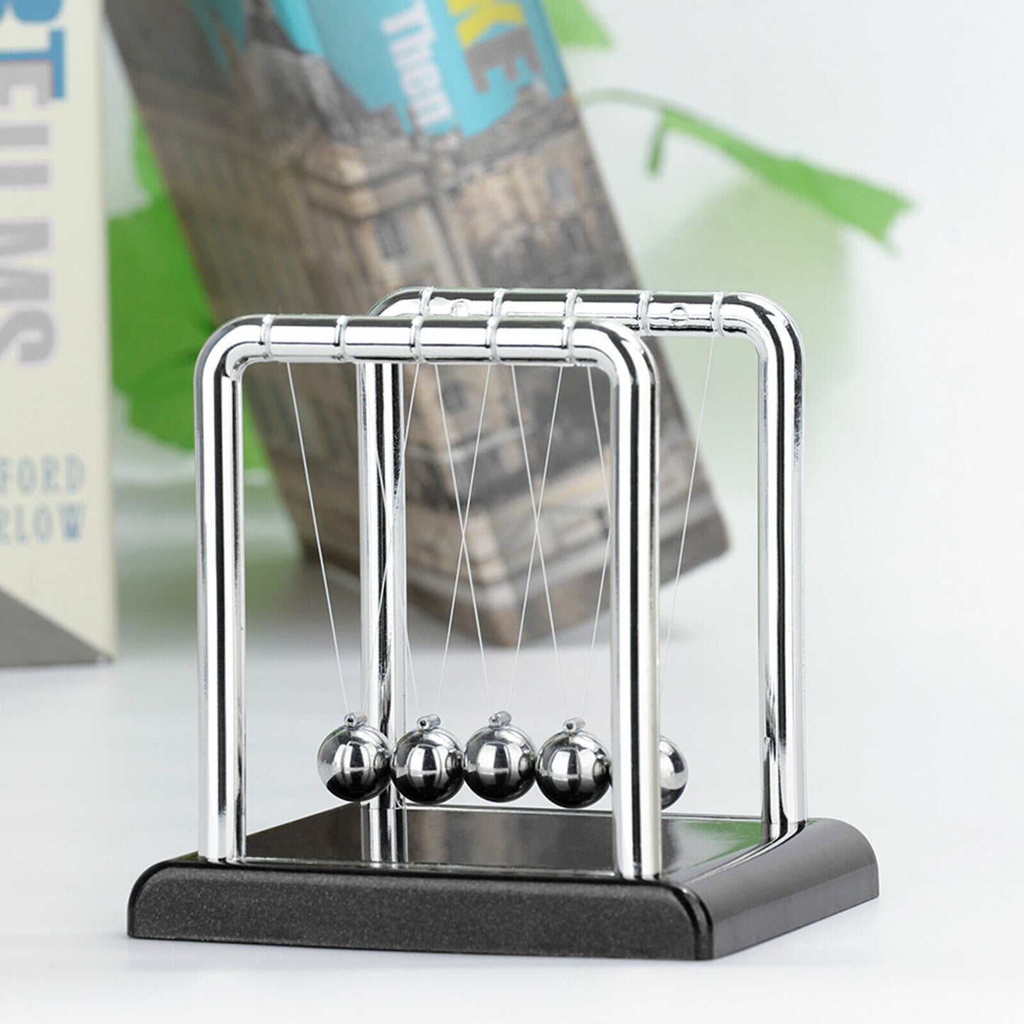 Newton's Cradle Balance Metal Ball Teaching Supplies Physics Science Pendulum Desktop Toys Stress Relief Gifts Home Decoration
