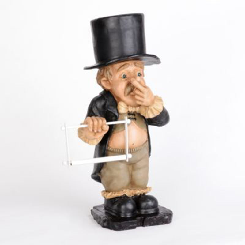 Toilet Butler Resin Ornament For Bathroom Super Cute Home Decoration Accessories Durable Home Decor Decoracion Salon Casa