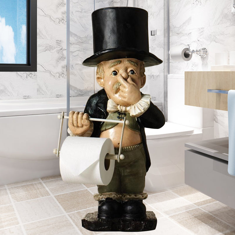 Toilet Butler Resin Ornament For Bathroom Super Cute Home Decoration Accessories Durable Home Decor Decoracion Salon Casa