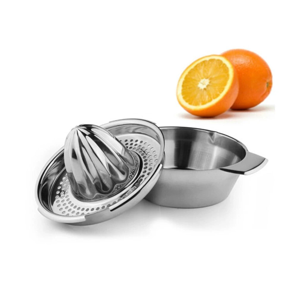 Manual Juicer Manual Orange Juicer Stainless Steel Citrus Lime Lemon Squeezer Detachable with Strainer Handle Kitchen Gadgets