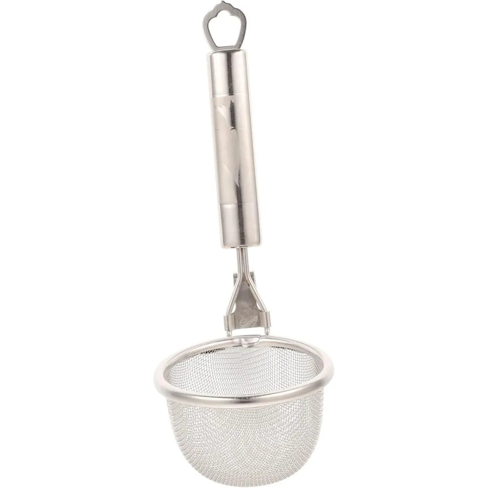 Stainless Steel Pasta Straining Spoon Long Handle Colander for Fried Foods Cooking Serving Kitchen Utensil Easy to Store for Ho