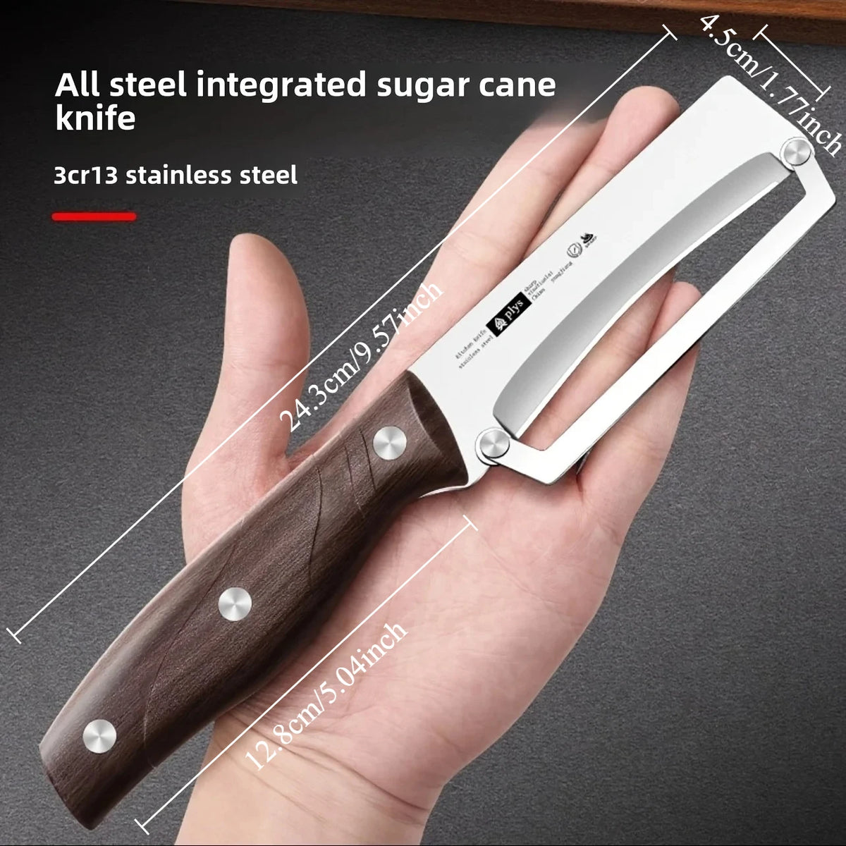 Stainless Steel Fruit and Vegetable Peeler Slicer Wooden Handle