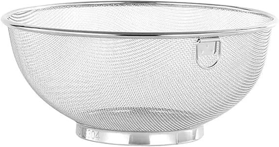 Stainless Steel Strainer Basket Versatile Kitchen Drainer for Fruits and Vegetables Material for Easy Washing and Rinsing for C