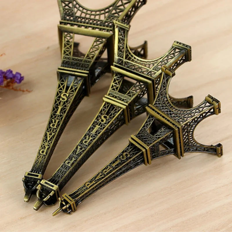10/15/18/25cm Paris Eiffel Tower Statue European Crafts Retro Model Office Decoration Miniature Building Small Retro Decoration