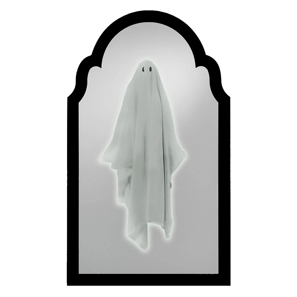 NEW Ghost Mirror Halloween Decorations Night Light Spooky Apparition Halloween Hologram Ghost Mirror Prank Halloween Party Decor