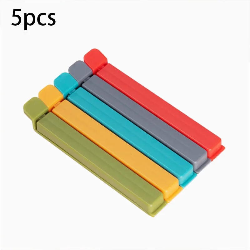 Food Bag Clips - Airtight Sealing Clamps for Snacks, Chips, Tea Bags, Kitchen Organization, Plastic Food-Safe Bag Sealer