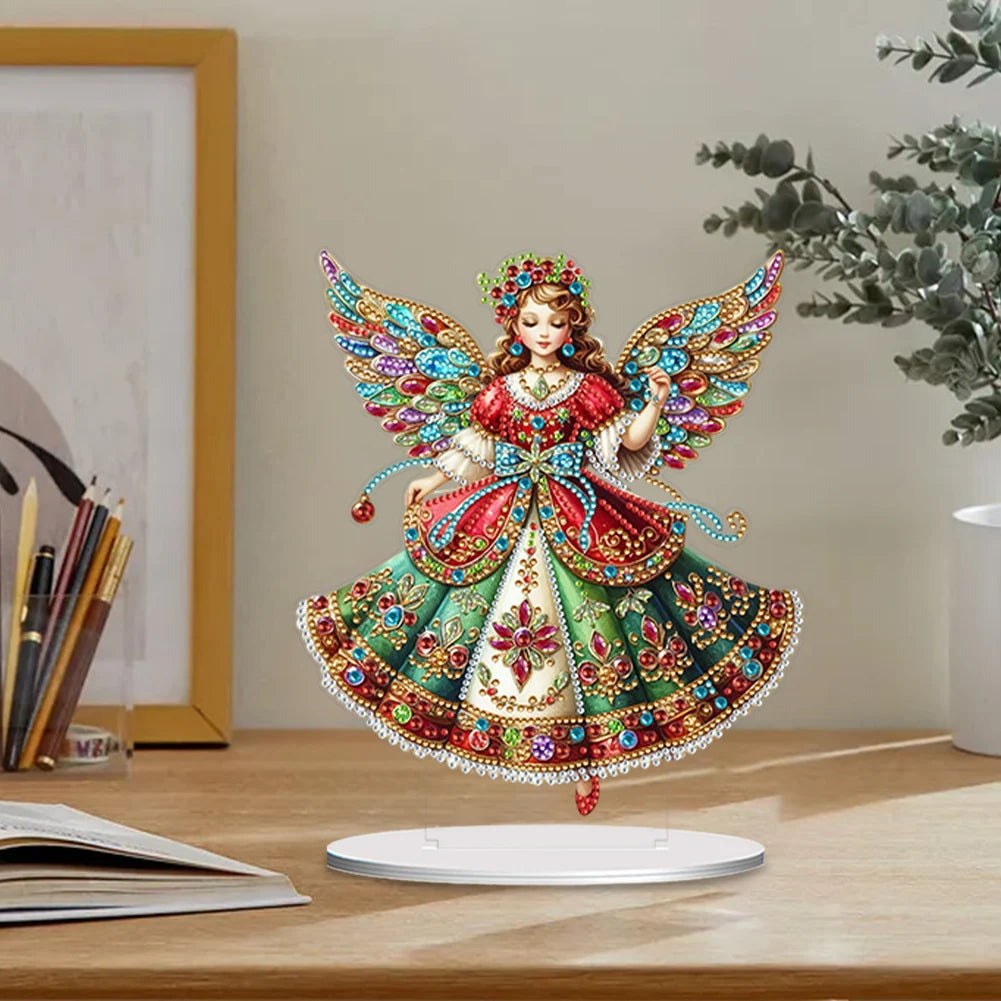 Special Shape Angel Girl Diamond Painting Tabletop Ornaments Kit Desktop Diamond Art Kits Diamond Painting Desktop Decorations