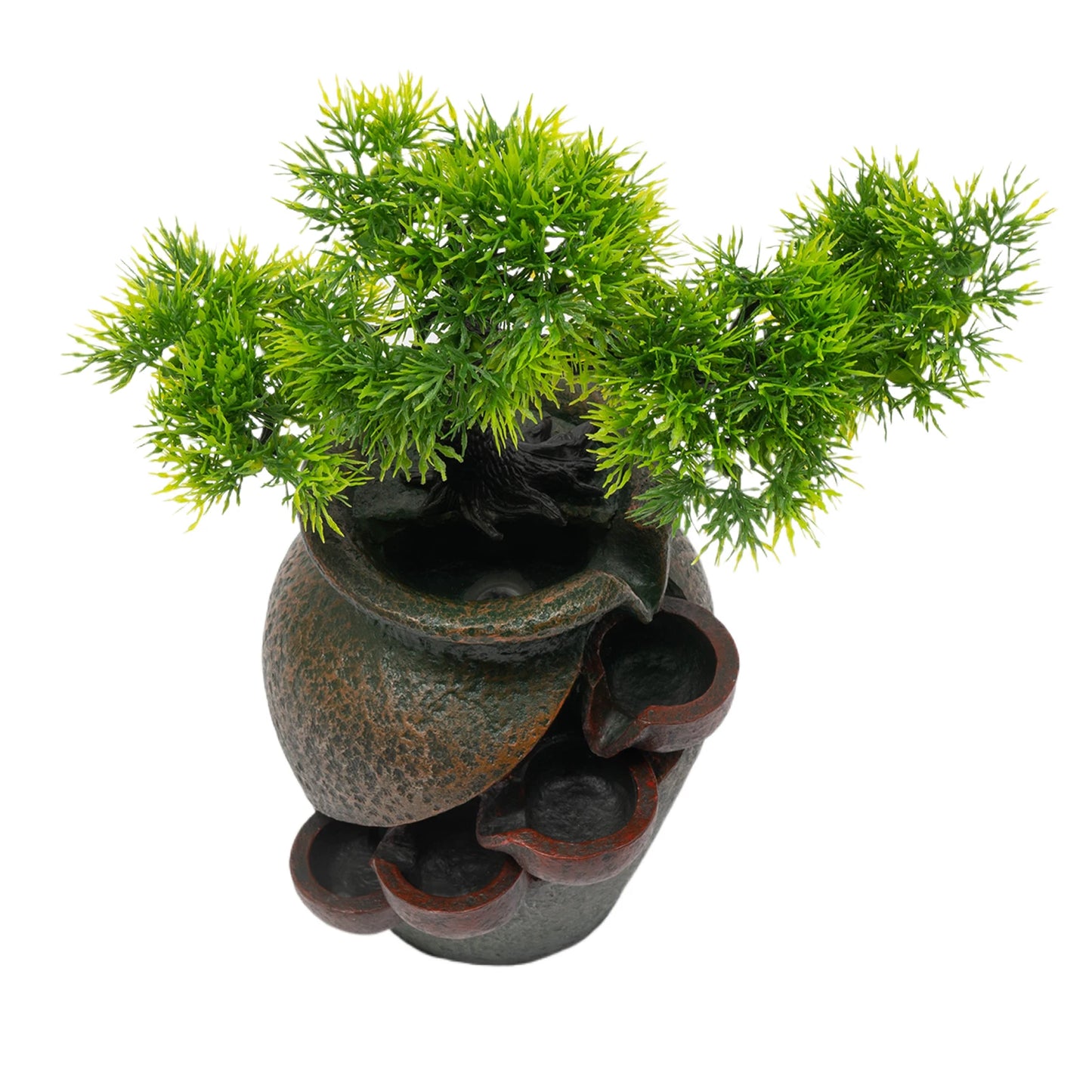 Mini Waterfall Tabletop Fountain, Indoor Relaxation Water Feature, Tabletop Fountains for Home Decoration