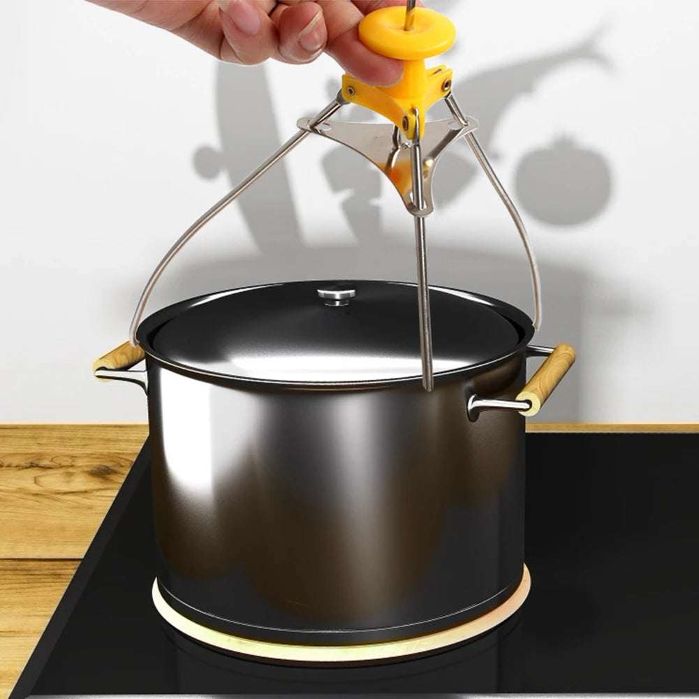 Stainless Steel Pan Dish Gripper Clips Anti-Hot Hot Plate Or Bowls Clamp Holder for Kitchen Home Restaurant Cooking
