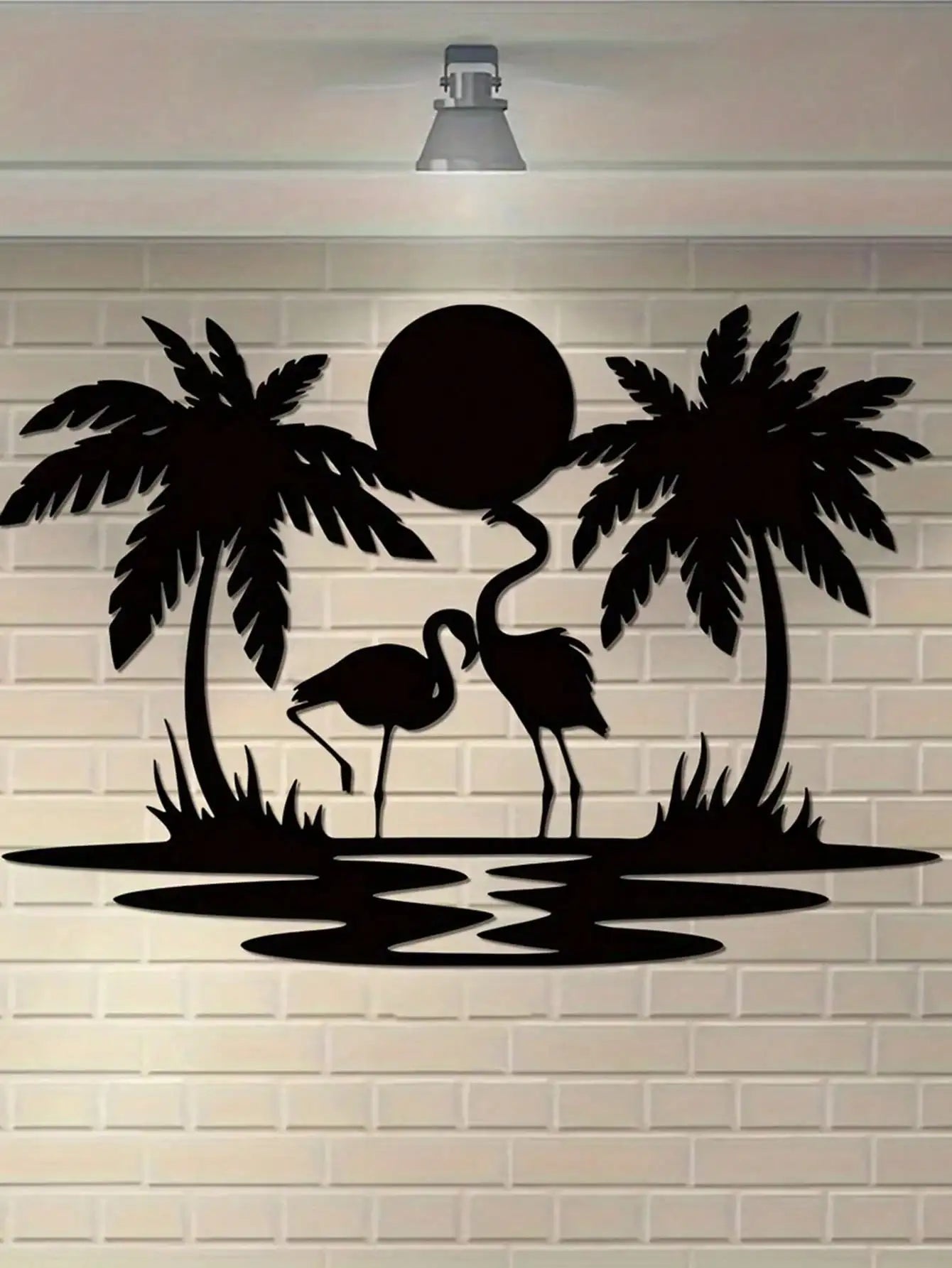 Swan Couple Wall Decoration (Wall Sculpture) | Gorgeous Ornament for Living Room/Door/Bedroom | Halloween & Christmas Gift