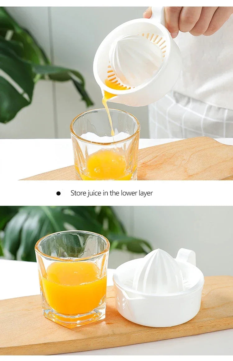 Plastic Manual Orange Juicer Kitchen Orange Lemon Squeezer Portable Citrus Juicer Multifunction Fruit Juicer Kitchen Accessories