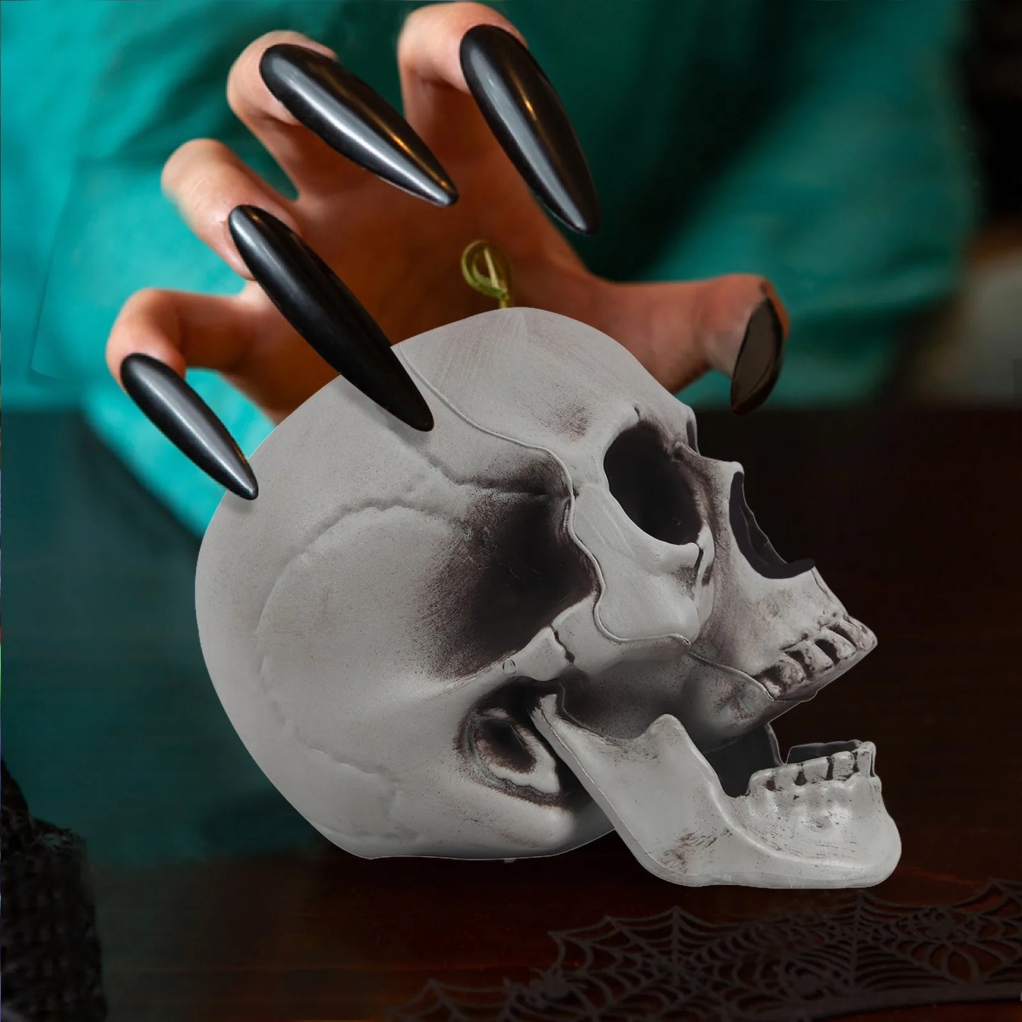 Halloween Large Medium And Small-Sizedskull Props Escape Room Haunted House Decoration Items And Props Decorative Party Supplies