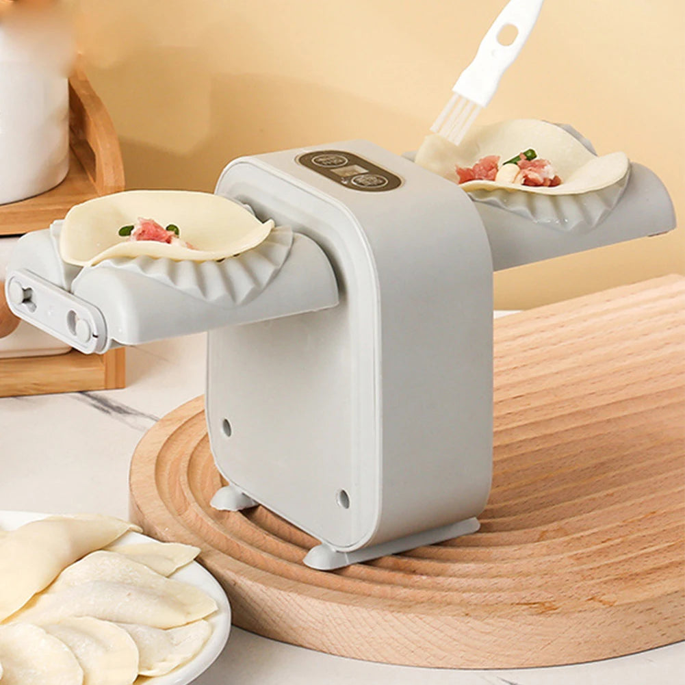 Dumpling Maker Household Double Head Dumpling Maker Simple Fast Operation Dumpling Maker Machine for Home Kitchen Restaurant