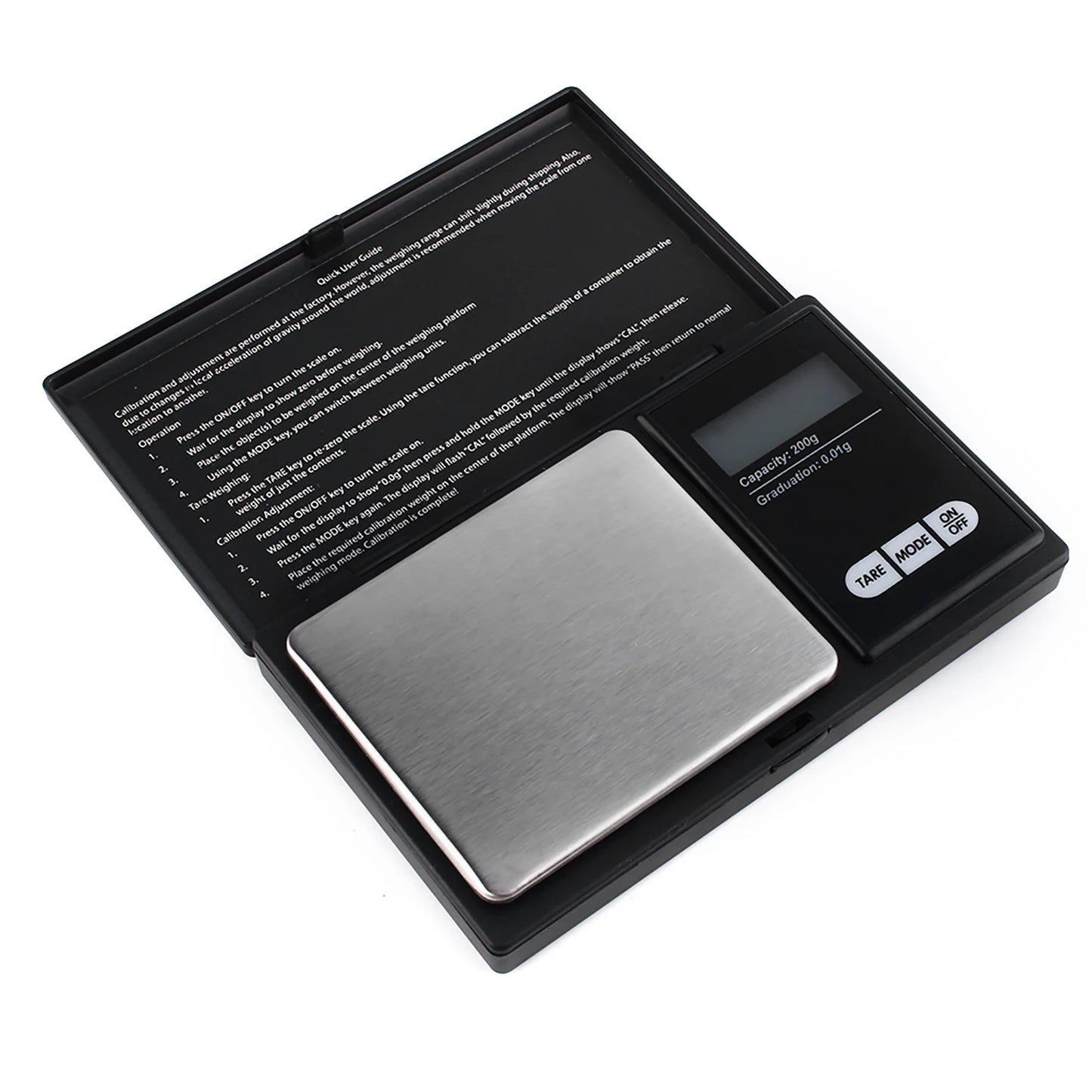 200g X 0.01g Digital Scale Portable Gram Jewelry Gold Silver Herb Digital Scale Kitchen Scale Home Supplies Scale