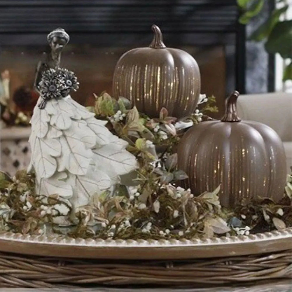 Halloween Pumpkins Lamp Twinkle Fairy Lights Starry Night LED Lights Sparkling Lantern Holiday Magical Lighting Home Decorations
