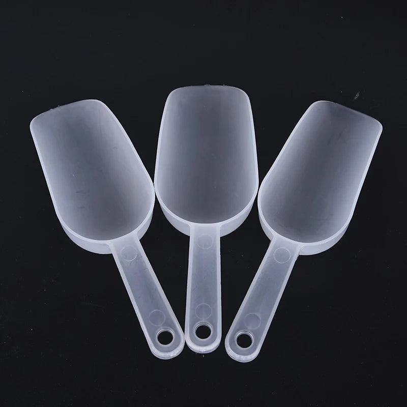 2/5Pcs Multifunctional Plastic Flour Spoon Ice Measuring Scoop Baking Kitchen To