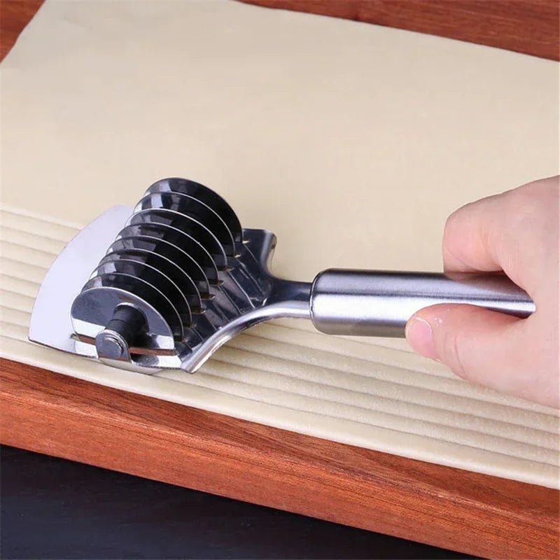 Stainless Steel Manual Noodle Cutter Rolling Spaghetti Maker Pressing Pasta Machine Kitchen Shallot Knife Cooking Accessories