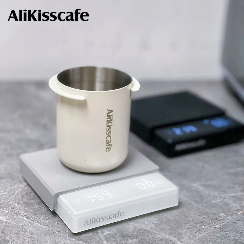 AliKisscafe Kitchen Coffee Scale Digital Scale With Timer Rechargeable Electronic Precision Espresso Accessory Barista Tool Gift
