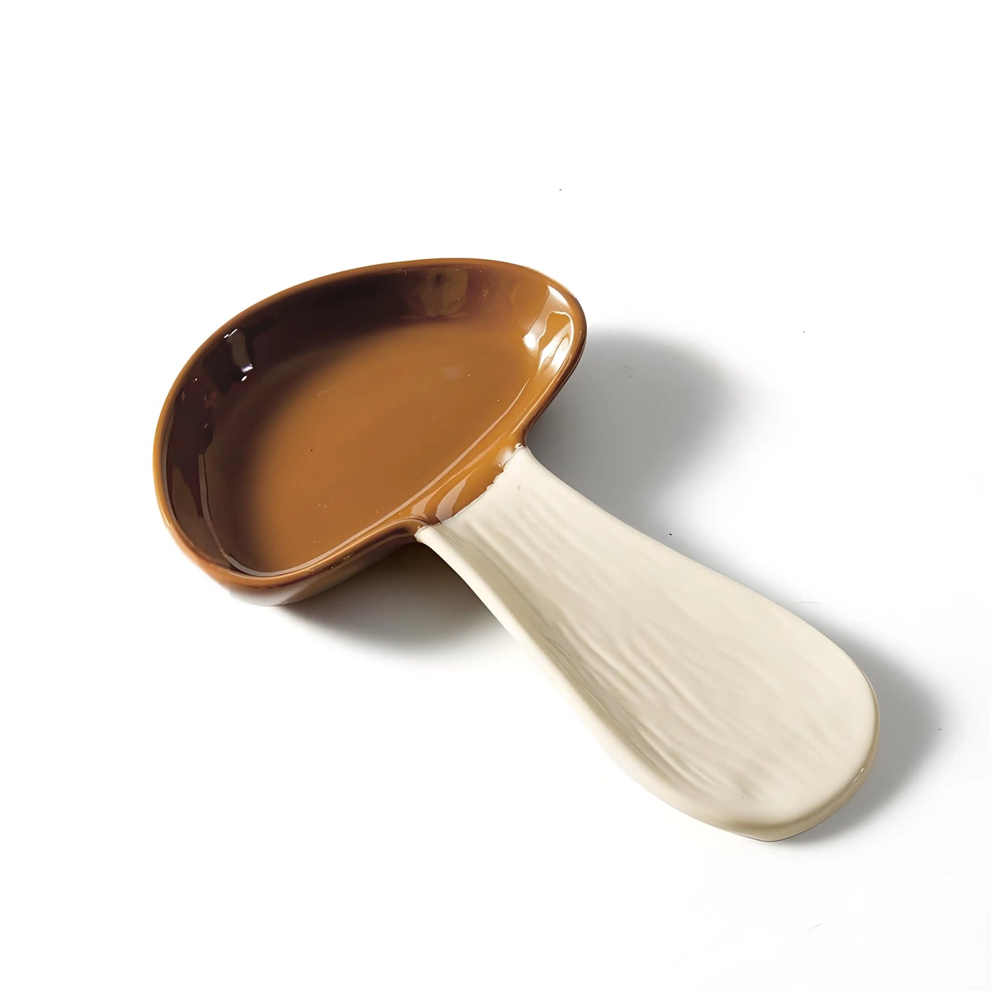 Ceramic Mushroom Soup Spoon Holder Vintage Style Kitchen Utensil Organizer High Appearance Level Home Dining Accessory