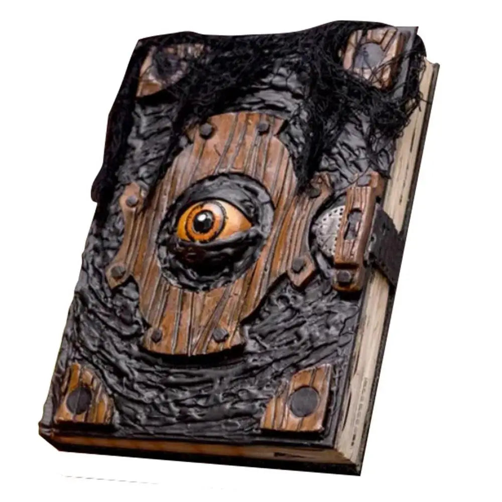 Halloween Book Of Spells Prop Book Spell Book Witch Decoration Horror Sculpture Prop Art Charm Eye Halloween Home Ornament