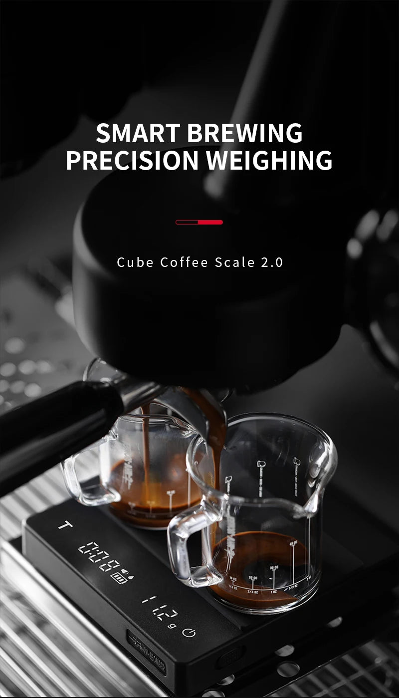 MHW-3BOMBER Digital Kitchen Coffee Scale High Precision Cyclic Rechargeable Espresso Electronic Scale Home Barista Accessories