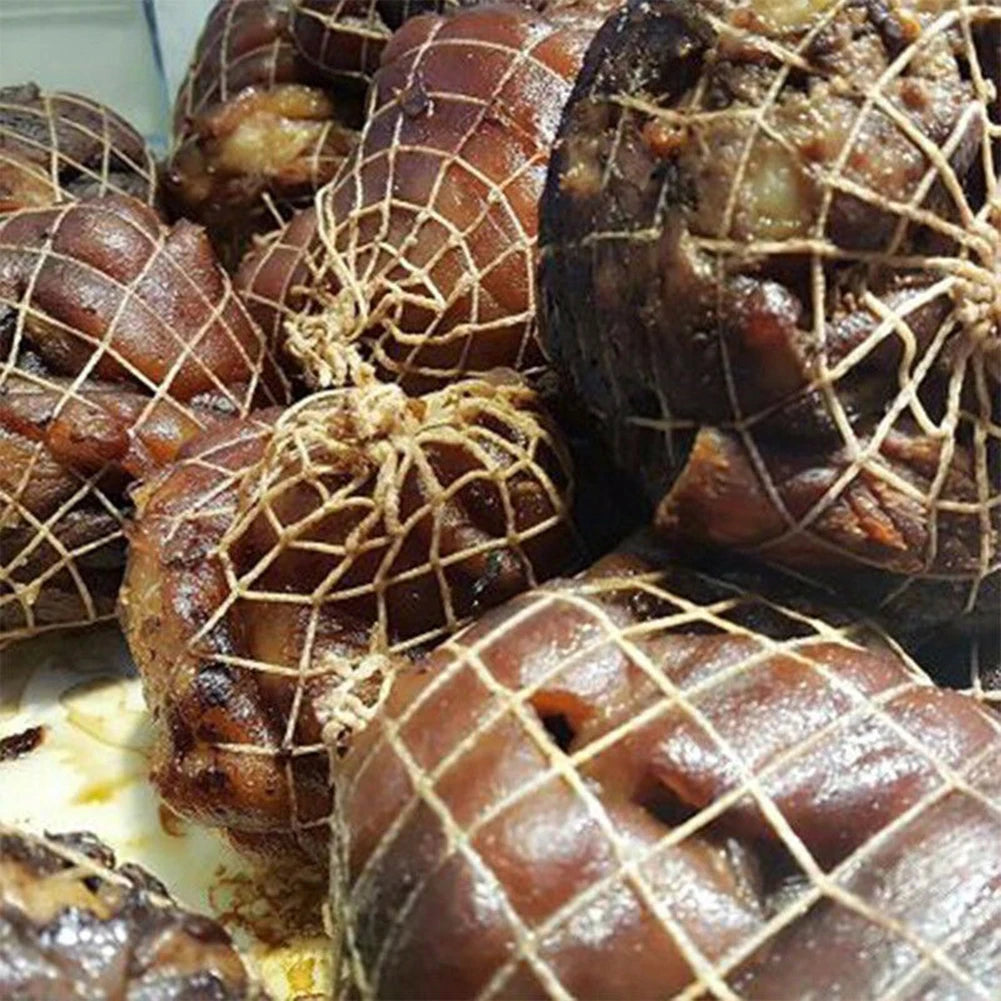 1/3m Roll Meat Netting Pork Kitchen Sauce Fragrant Household Net Bags Butcher Cotton Thread Accessories Rope