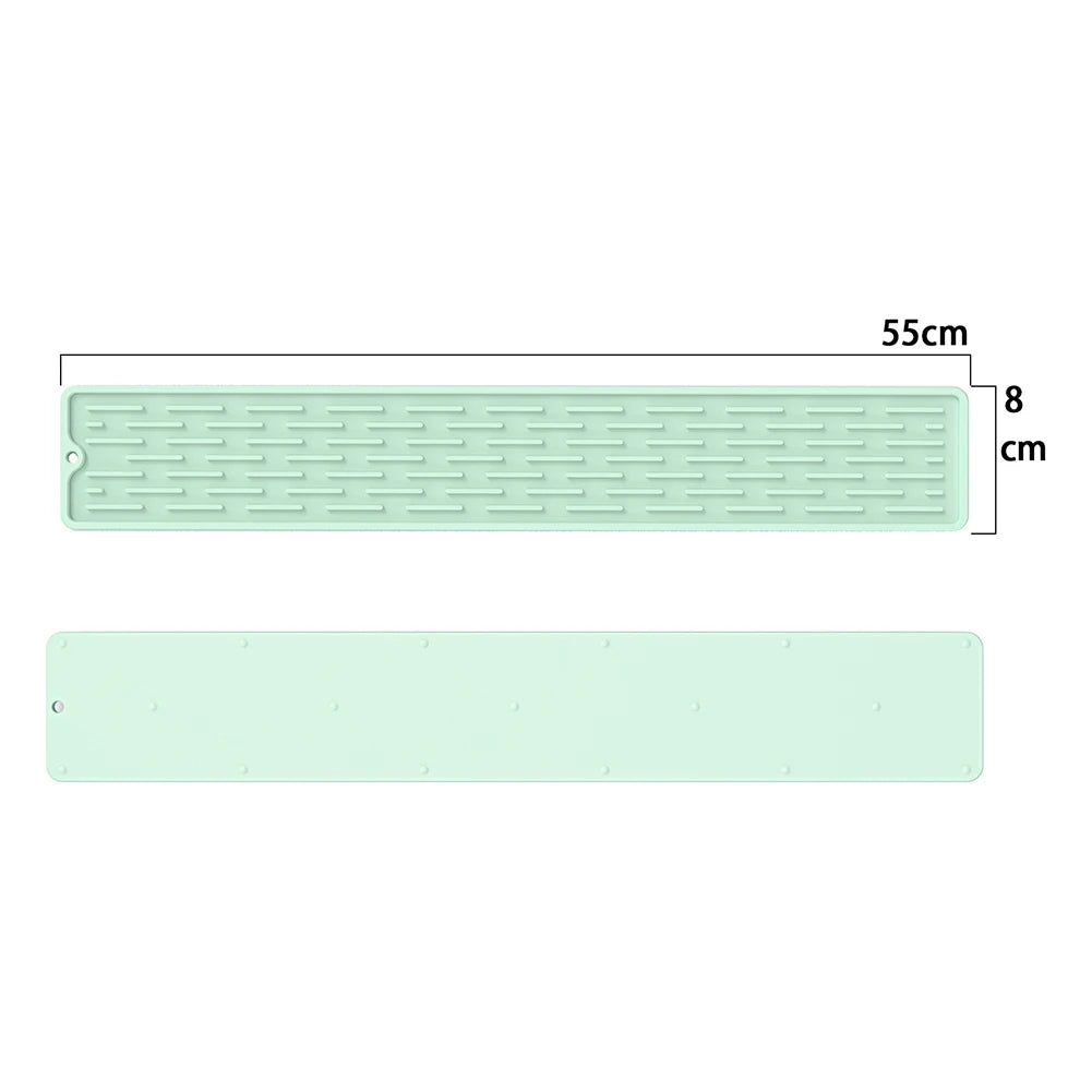 1pcHome Gadgets Silicone Faucet Mat Waterproof Cleaning Faucet Splash Catcher Mats Heat-insulation for Home Bathroon Accessories