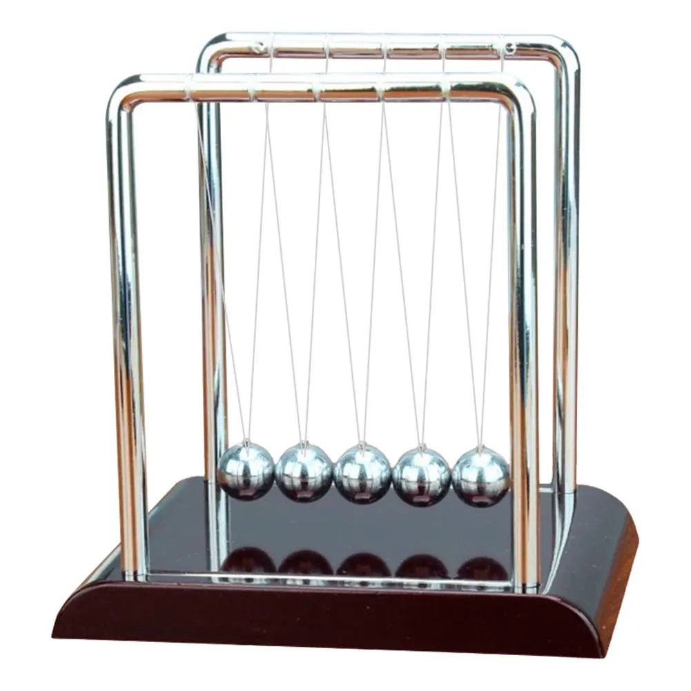 Newton Cradle Balance Steel Balls Physics Science Pendulum Desk Toy Science Physics Gadget Stress Relief Gifts Home Decoration