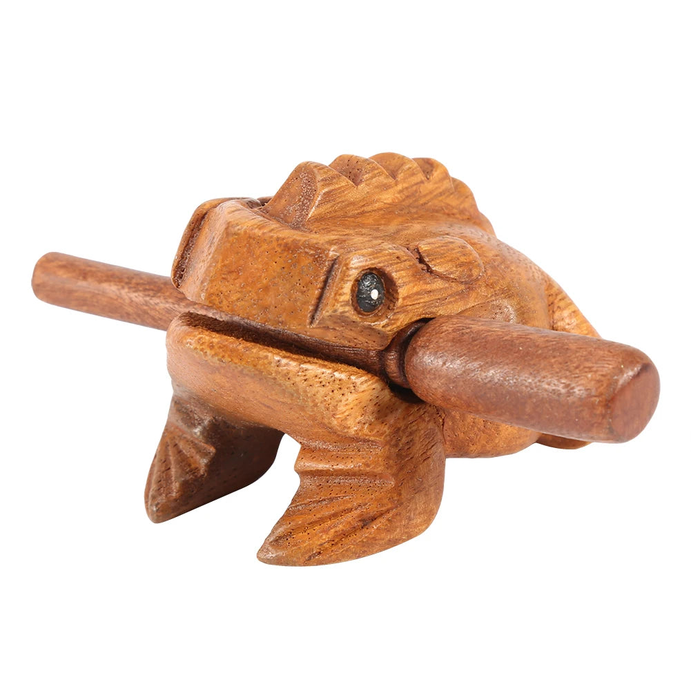 Lucky Frog Thailand Traditional Craft Wooden Lucky Frog Croaking Musical Instrument Home Decor Wood Frog Thailand Frog