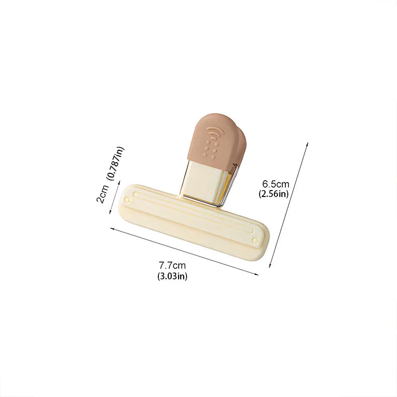 Food Storage Clips - Airtight Sealing Clips for Snacks, Chips, Bags, Kitchen Organization, Plastic Food-Safe Bag Clamps