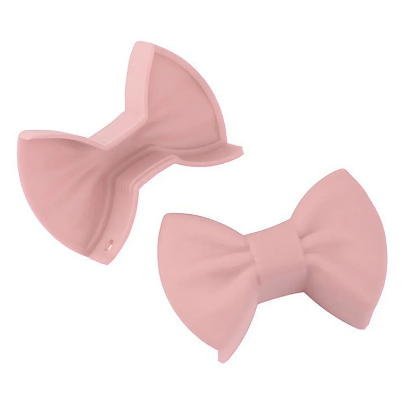 Silicone 2pcs Oven Mitts Creative Bow Shape Oven Gloves Heat Resistant Pot Holders For Cooking Mini Oven Gloves Kitchen Tool Hot