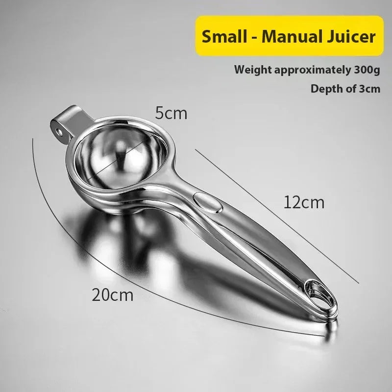 Stainless Steel Household Fruit Lemon Manual Juicer Citrus Orange Hand Squeezer Press Machine Durable Kitchen Tool