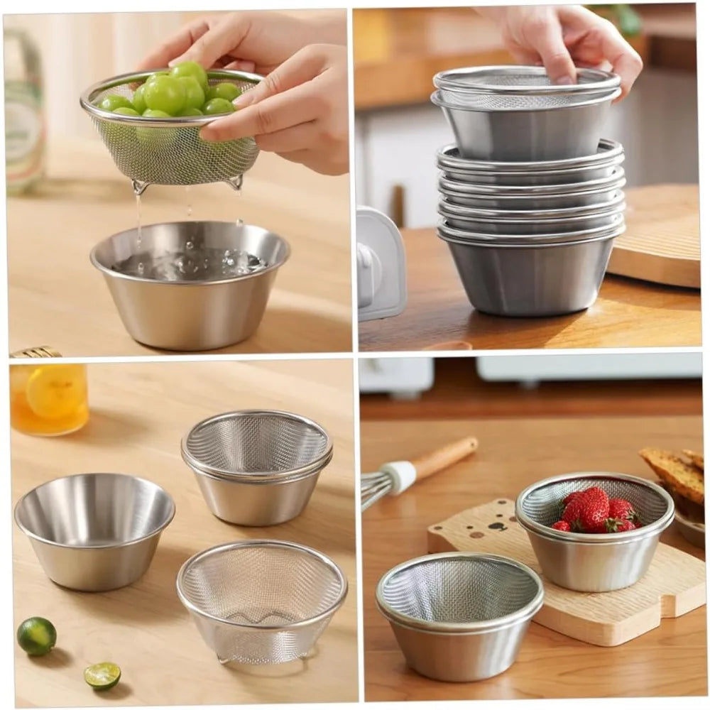 1Set Colander and Bowl Set Fruits Washing Basket Strainer for Kitchen Drainage Easy to Use for Rinsing Vegetables and Fruits