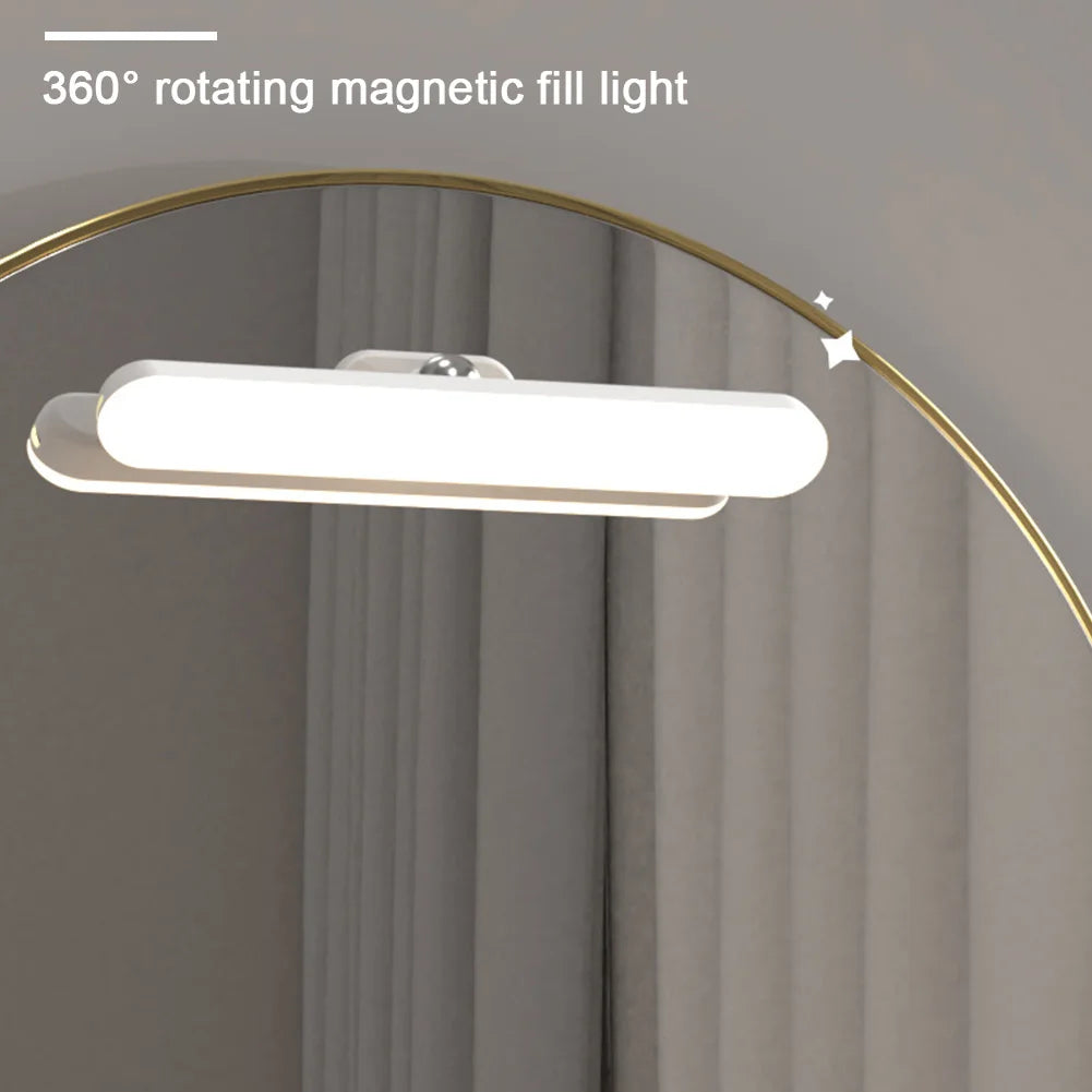 Wireless Magnetic Cabinet Lights Battery Operated LED Eye Protection Light Adjustable Color Brightness & Angle for Home Bathroom