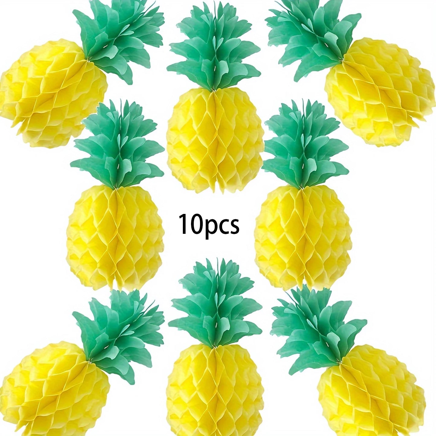Tropical Pineapple Party Supplies Hawaiian Luau Table Decorations Summer Beach Theme Centerpieces for Festive Celebration