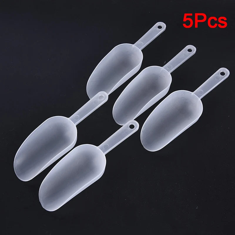 2/5Pcs Multifunctional Plastic Flour Spoon Ice Measuring Scoop Baking Kitchen To