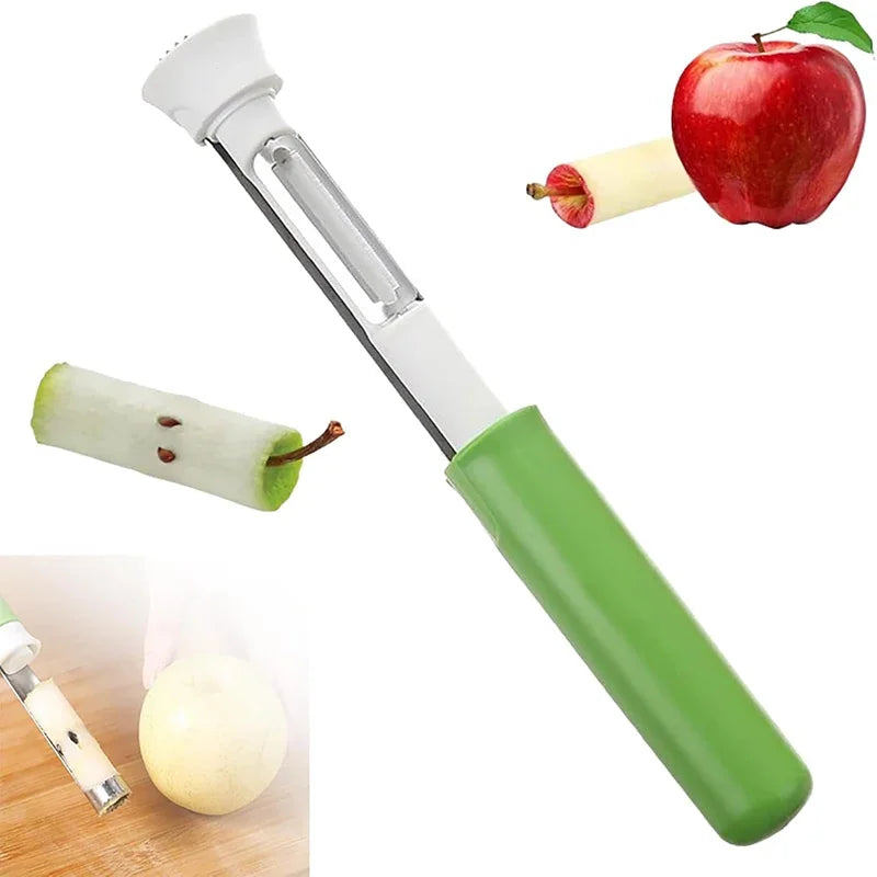 2-in-1 Apple Corer & Slicer - Christmas Baking Essentials for Holiday Desserts & Fruit Platters kitchen utensils