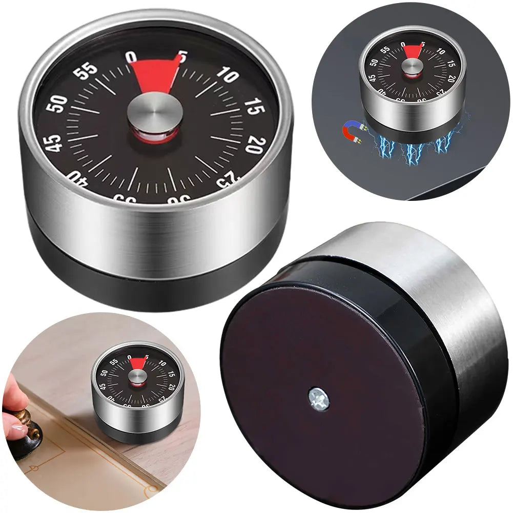 60-Minute Kitchen Timer Magnetic Visual Timer Countdown Timer Time Management Timer for Teaching Meeting Cooking Working