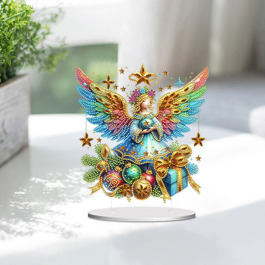 Special Shape Angel Girl Diamond Painting Tabletop Ornaments Kit Desktop Diamond Art Kits Diamond Painting Desktop Decorations